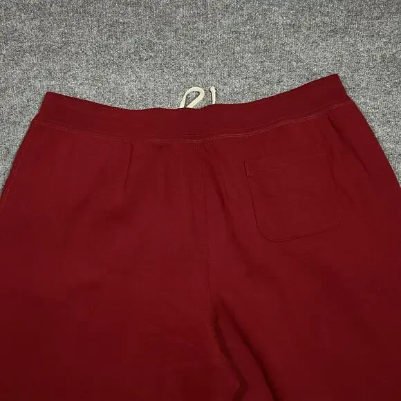 Polo Ralph Lauren Pants Mens Big 4X Red Fleece Sweatpants Lounge Drawstring - Picture 5 of 13